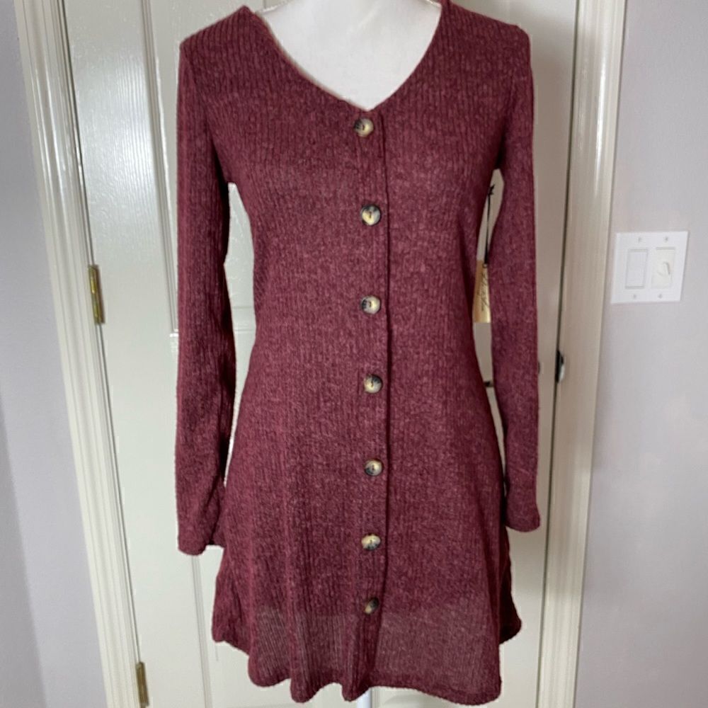 LIBERTY LOVE SMALL SWEATER DRESS NWT - Picture 5 of 6